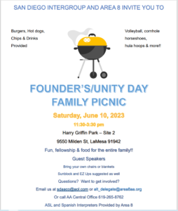 Founder's Day/Unity Day Picnic @ Harry Griffin Park- Site 2